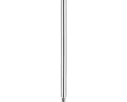 Maniglia di aspirapolvere per wc in acciaio inox lucido, elegante sostituzione per maniglia di aspirapolvere per wc, adatta per diverse configurazioni di aspirapolvere per wc, con M12 filo esterno, ca. 280 mm di lunghezza
