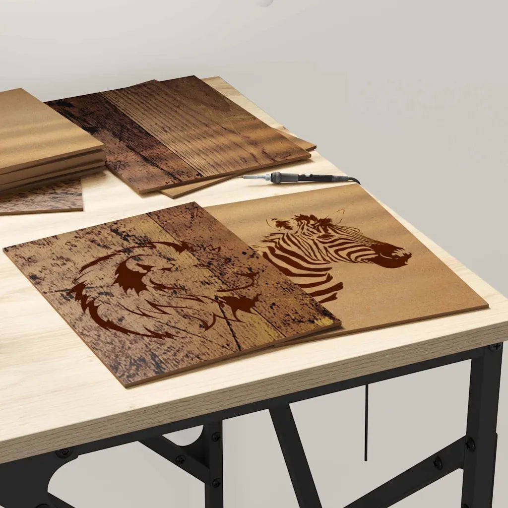 Pannelli decorativi 150 pcs Legno vecchio 15 x 21 x 0.27 cm 885555
