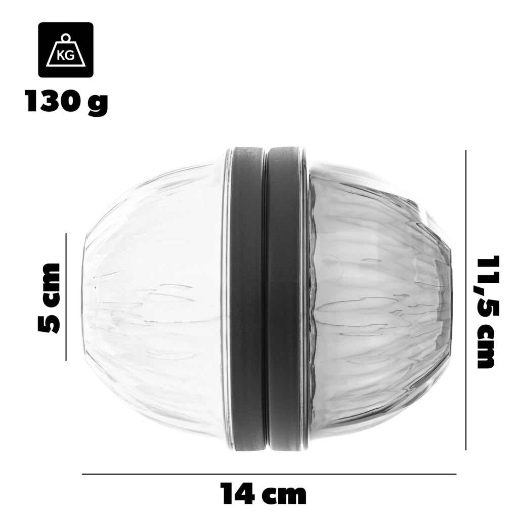 Contenitore KADAX per muesli, yogurt, frutta, insalata, fiocchi d'avena 700 ml, portapranzo 2 in 1