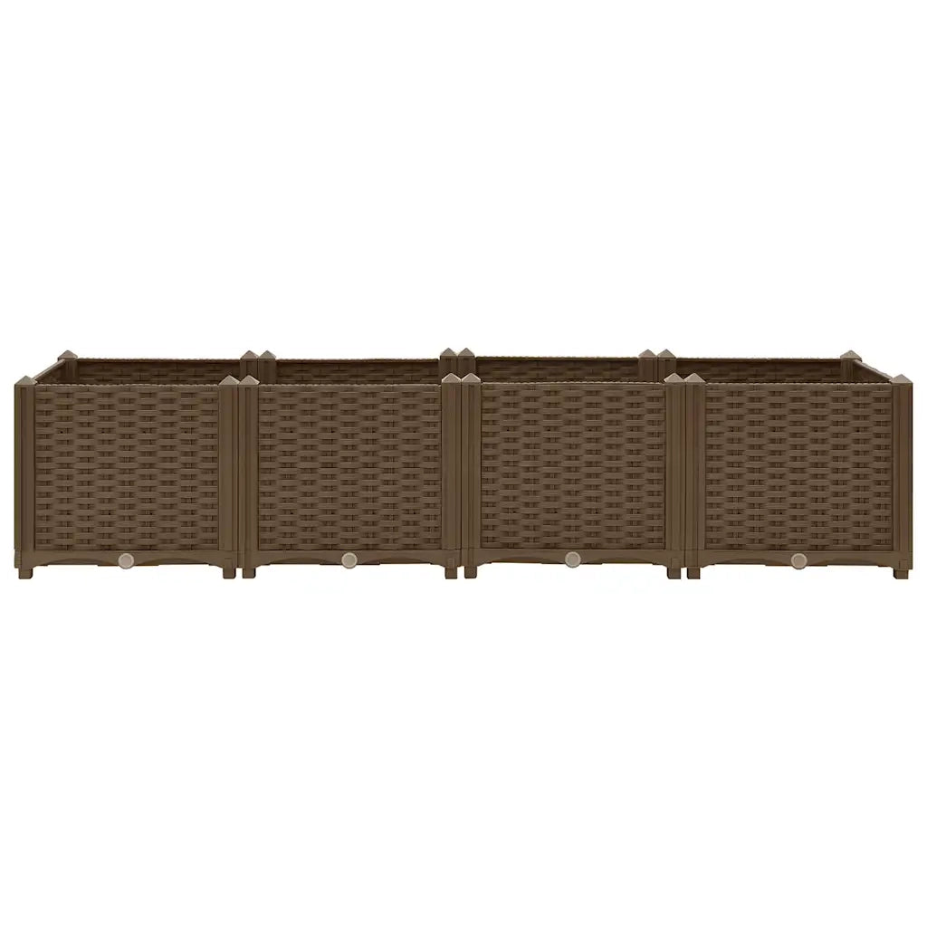 Letto rialzato 160x40x38 cm in polipropilene 316518
