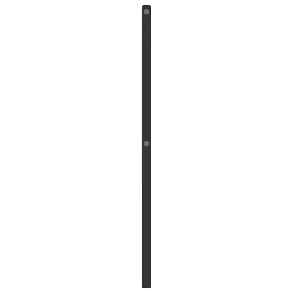 Testiera di Ricambio in Metallo Nero 150 cm 373725