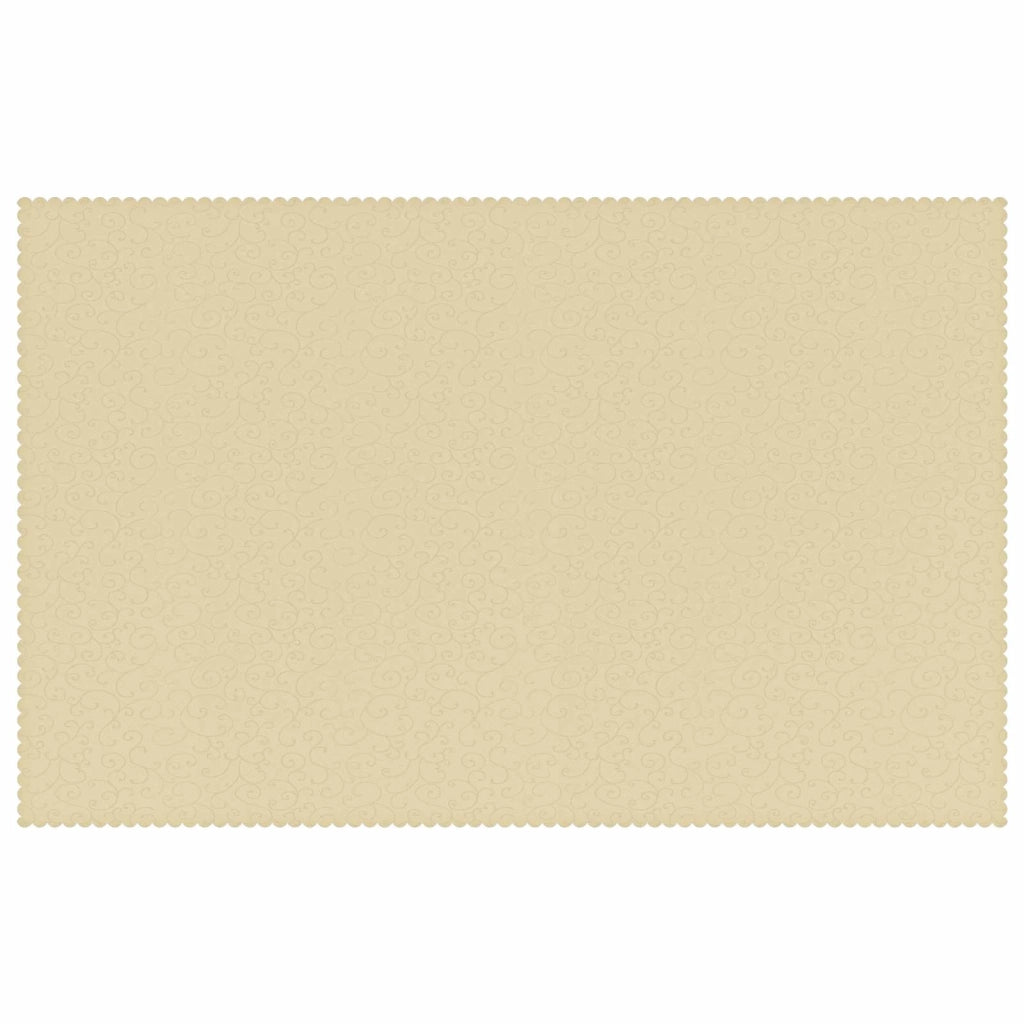 Tovaglia da Tavolo 5 pz Rettangolare Bianco Crema 140 x 220 cm 42040475