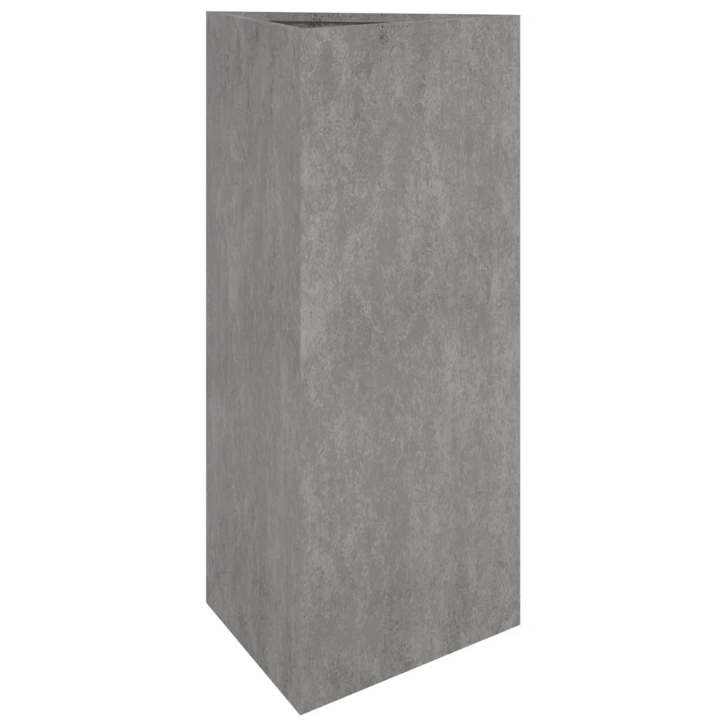 Fioriera da Giardino 40x34,5x75 cm in Acciaio Corten 824546