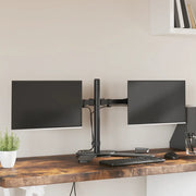 Supporto per Monitor Doppio in Acciaio Nero VESA 75/100 mmcod mxl 130992