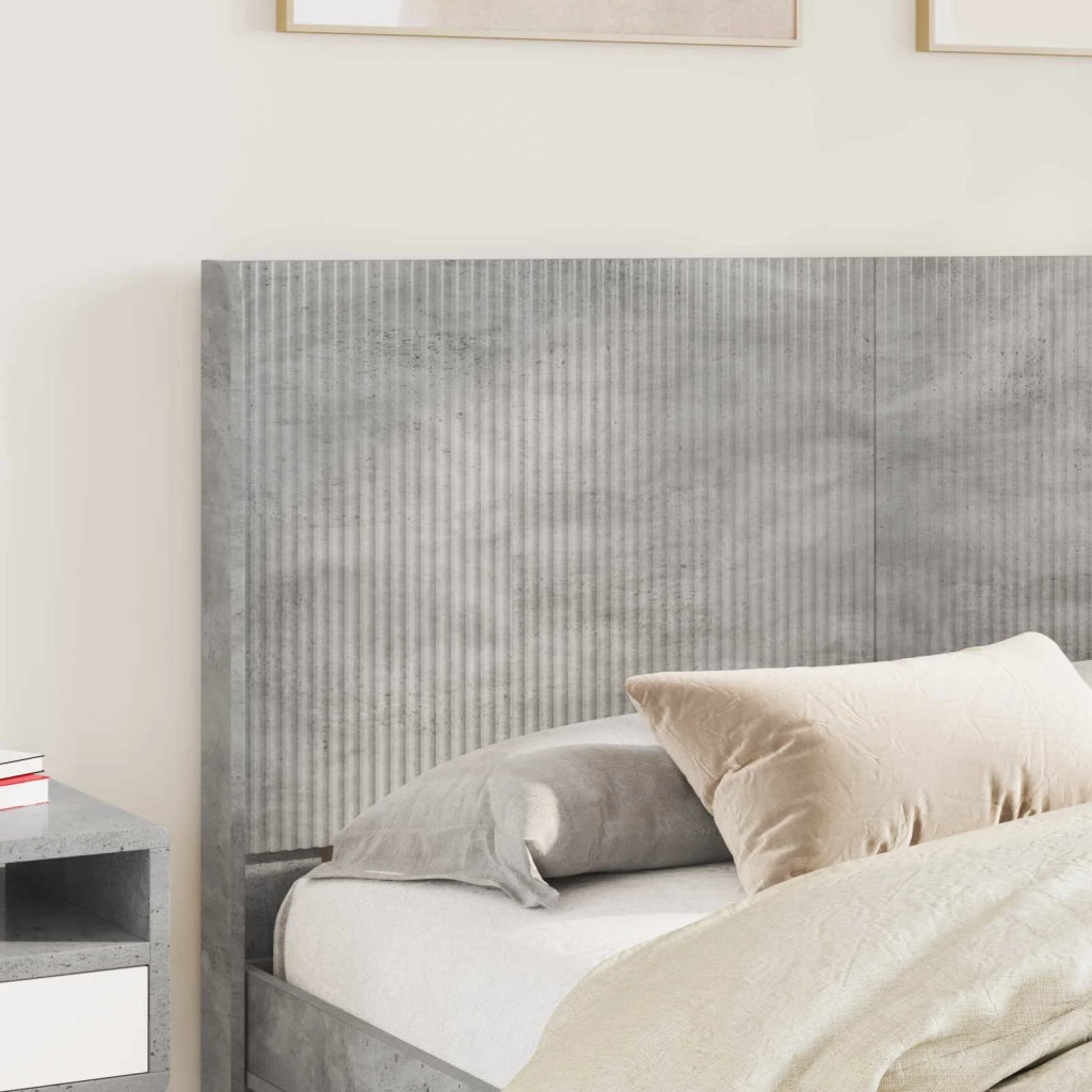 Struttura del letto con stoccaggio e testata-Giroletto con contenitore Grigio Cemento 539876