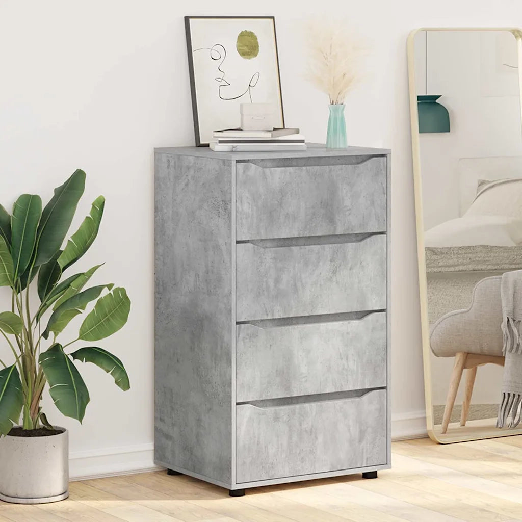 Armadi di Stoccaggio Grigio cemento 60 x 48 x 105 cm 3406238
