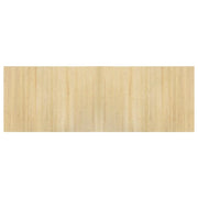 Tappeto del soggiorno | Tappeto Rettangolare Natura Chiaro 70x200 cm in Bamb¨´