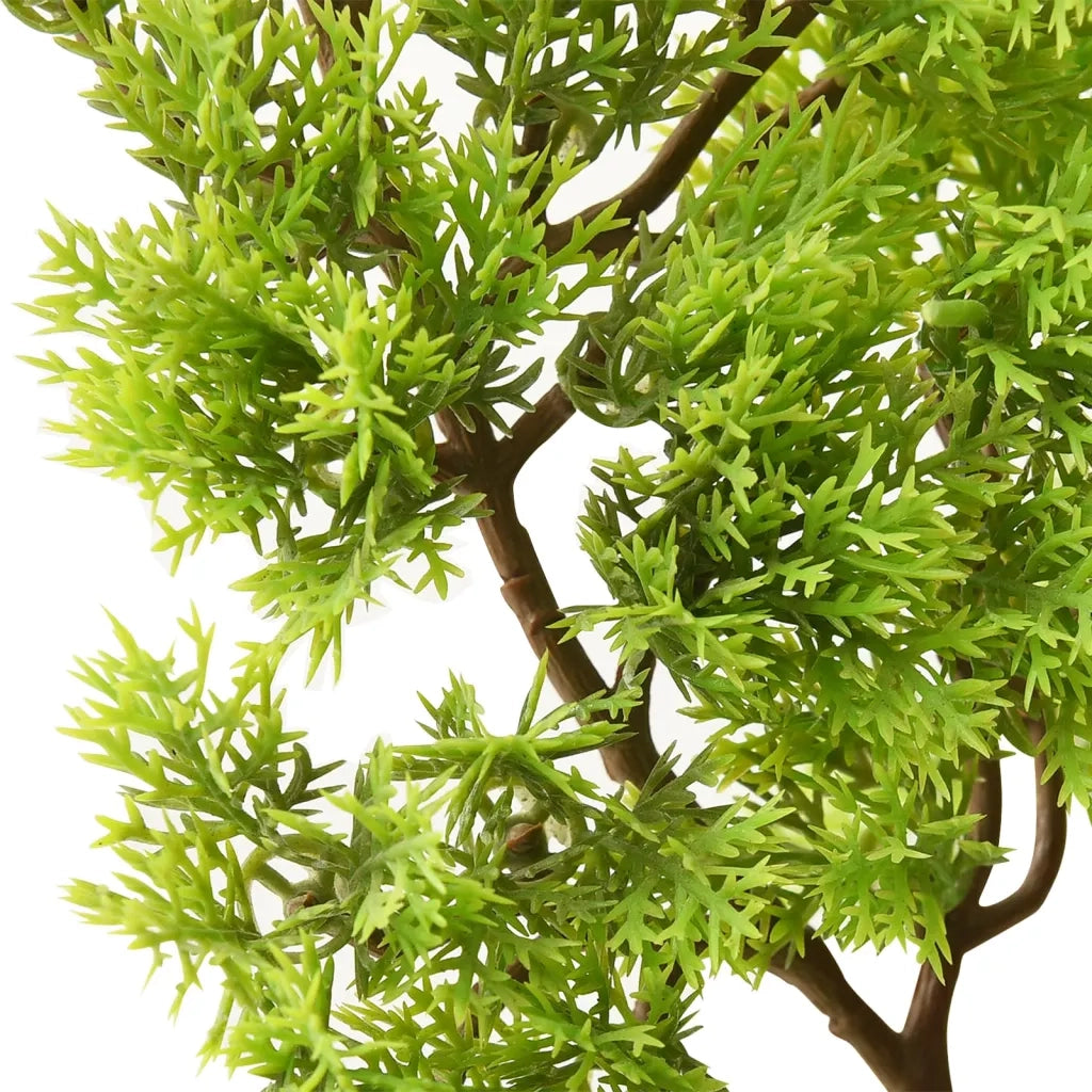 Bonsai di Cipresso Artificiale con Vaso 60 cm Verde cod mxl 68861