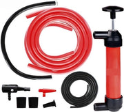 Kit di pompaggio manuale multifunzione - Tubo di sifone portatile da 38 cm - Pompaggio liquido manuale - Strumento di trasferimento fluido automatico - Accessorio per barili di pioggia e giardini d'acqua - Kit di trasporto liquido efficiente