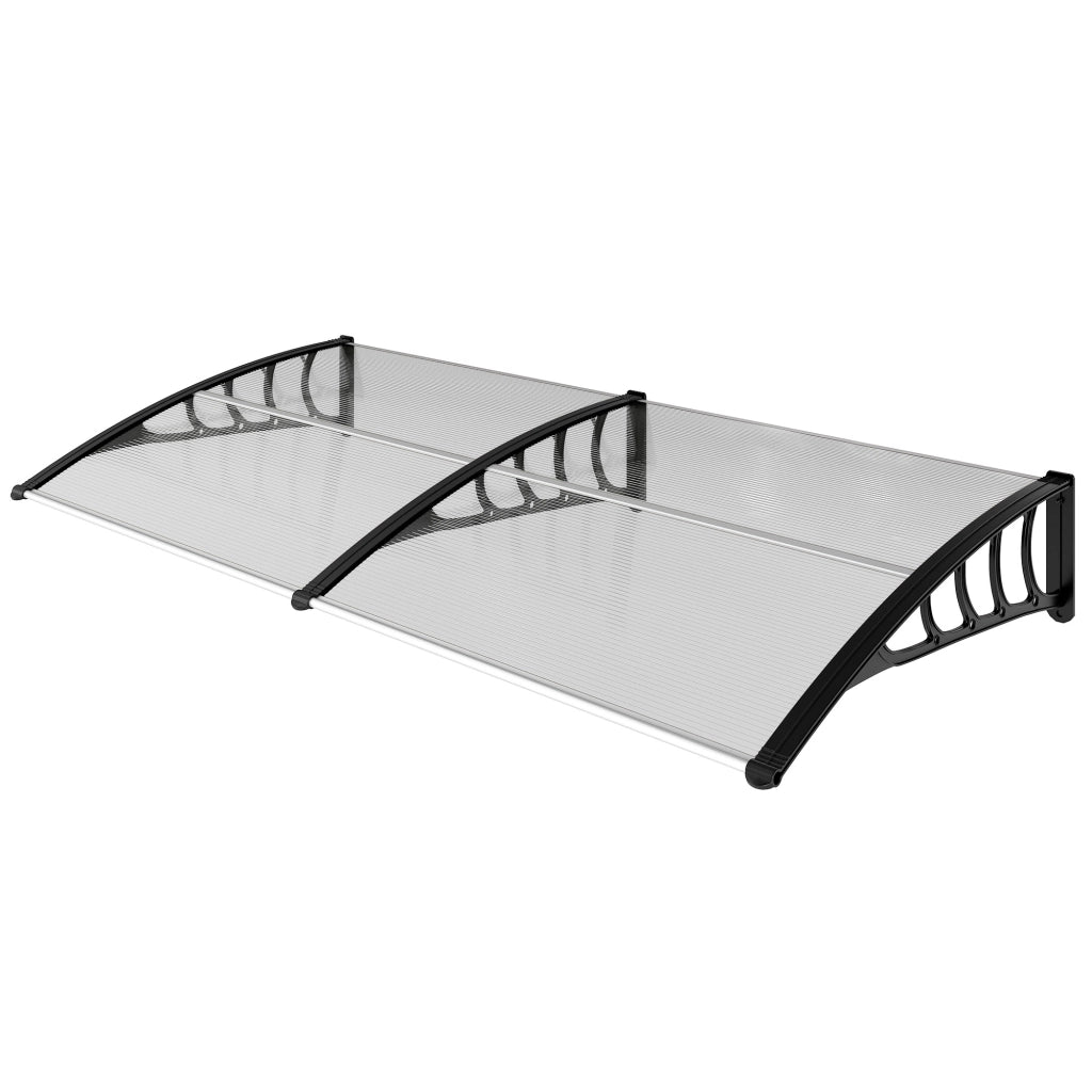 Tettoia per Porte e Finestre ¨C zephmum ¨C 200x96x27 cm Trasparente