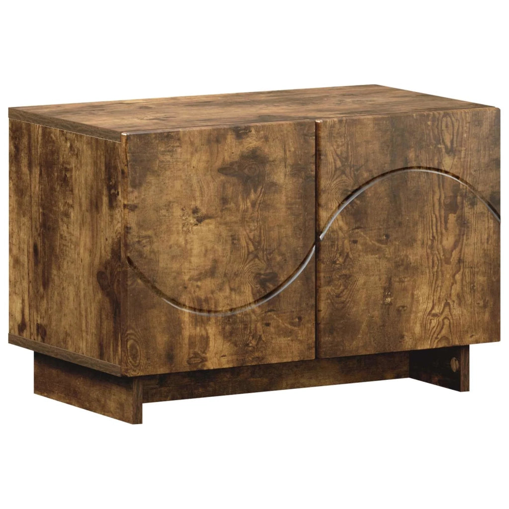 Supporto TV 60 x 34.5 x 40 cm Rovere Fumo Legno ingegnerizzato 8011563