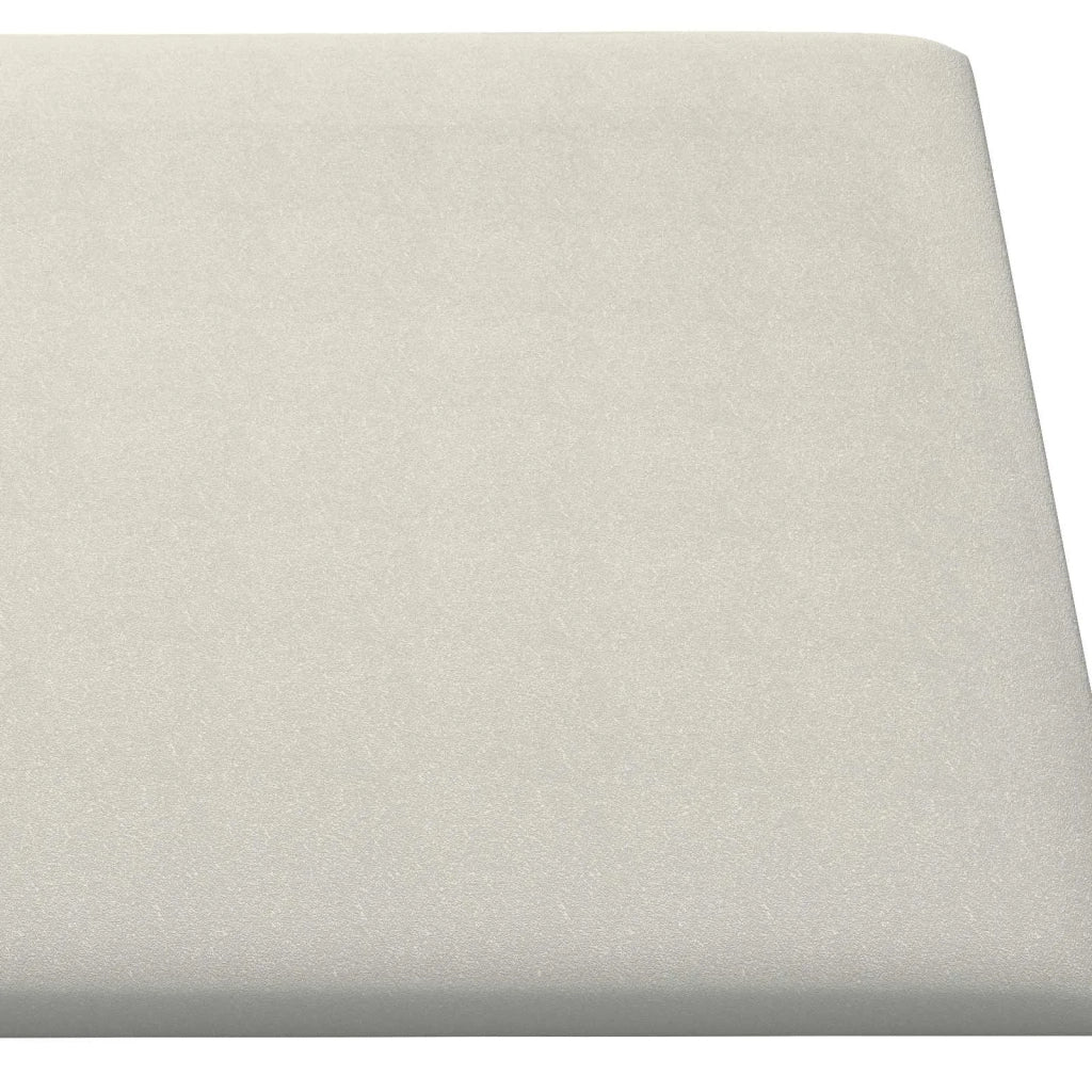 Testiera da Parete 12 pcs Crema 60 x 30 cm Velluto 4008356