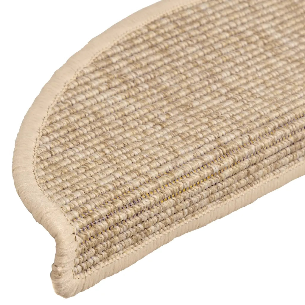 Tappeti Adesivi per Scale 15 pz 56x20 cm Beige Chiaro cod mxl 67491