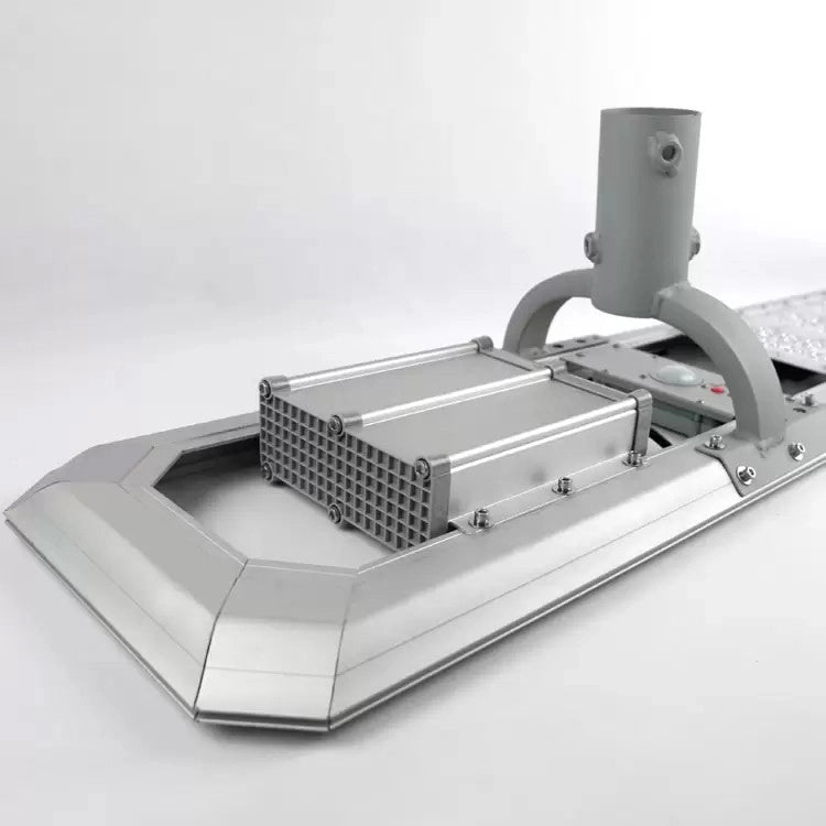 TECHNO Proiettore Faro Solare Led per Lampioni 2000Lm Con Pannello Incorporato