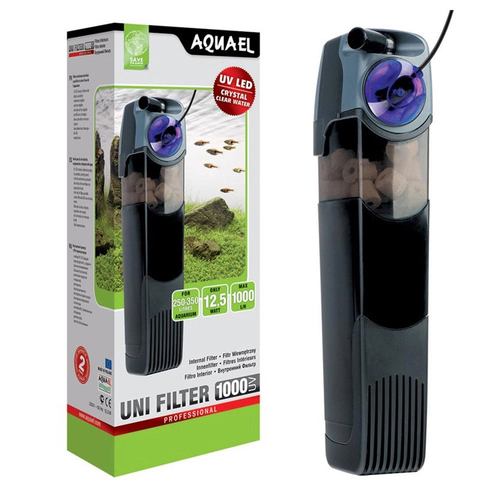 Aquael Uni Filter UV - Filtro Interno Completo di Lampada UV Modello: 1000