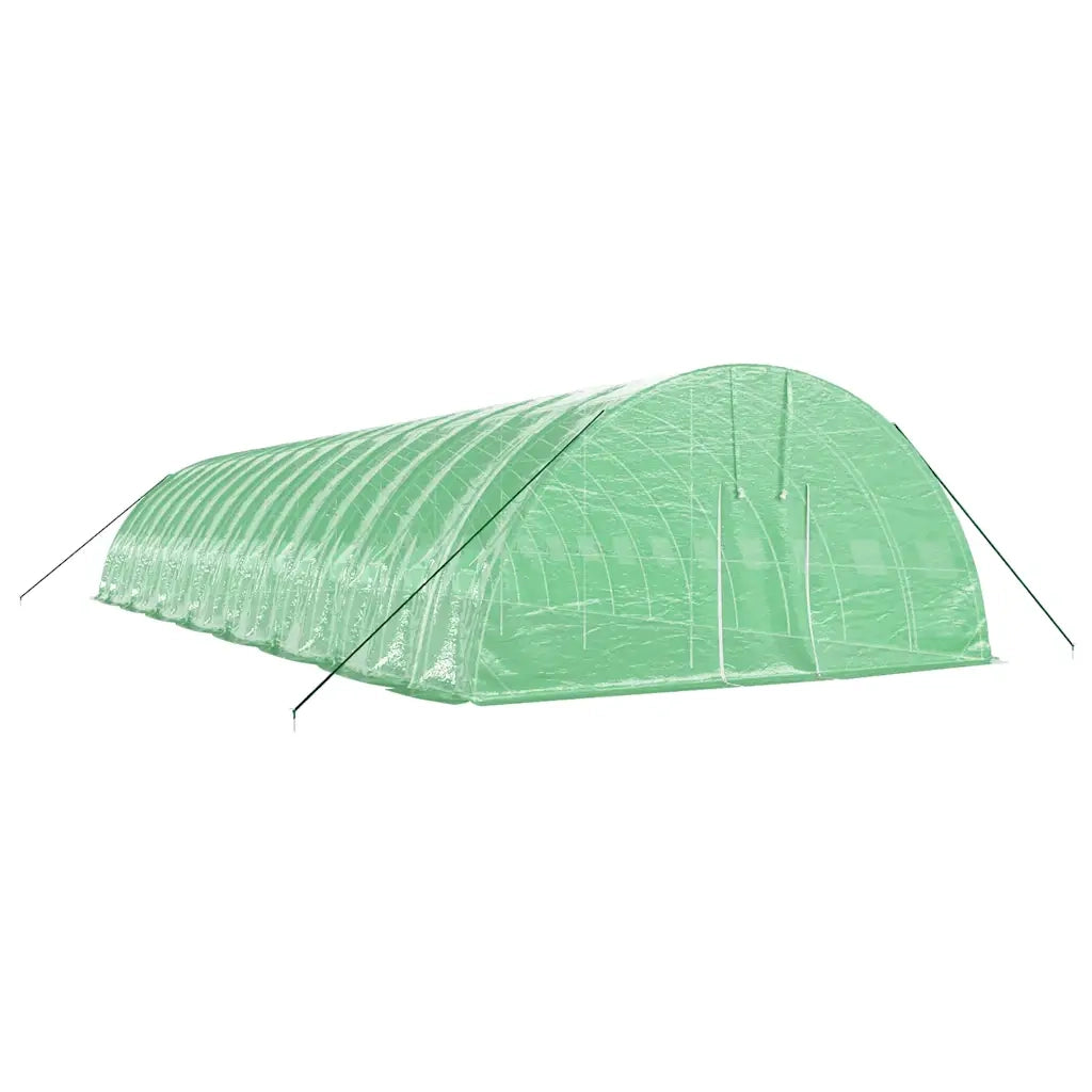 Serra con Telaio in Acciaio Verde 96 mÂ² 16x6x2,85 m