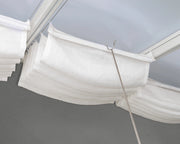 Tenda da Tetto Per la Pergola 3X6.2 m Bianco