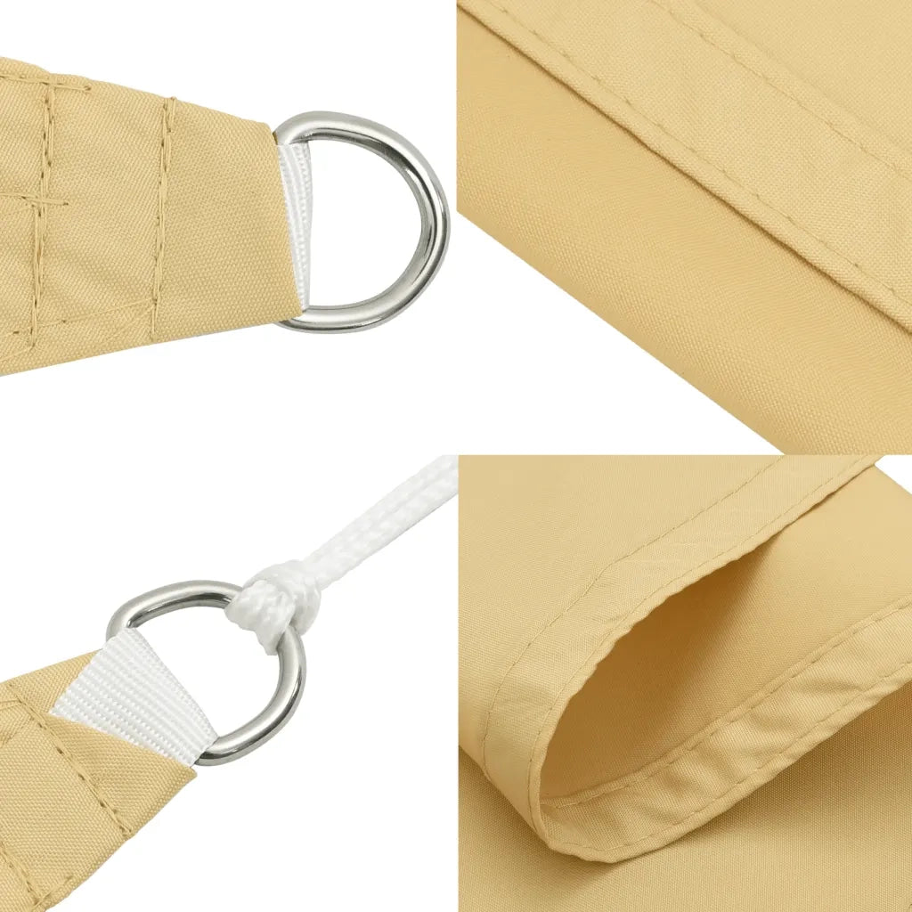 Vela Parasole Sabbia 4,5x4,5x4,5 m 100% Poliestere Oxford 4000939
