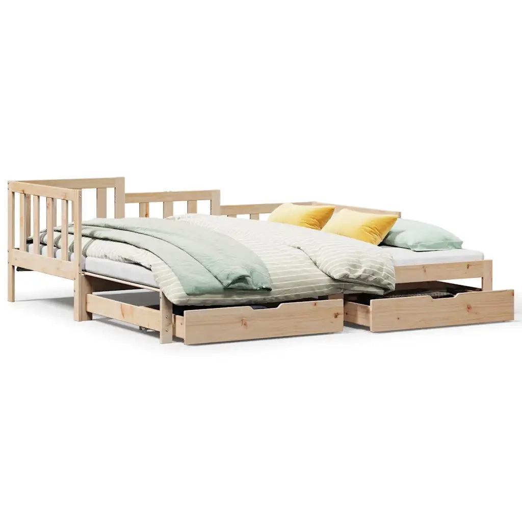 Divano Letto Estraibile con Cassetti senza Materasso-Sofa Letto-Daybed 90x190 cm 364727