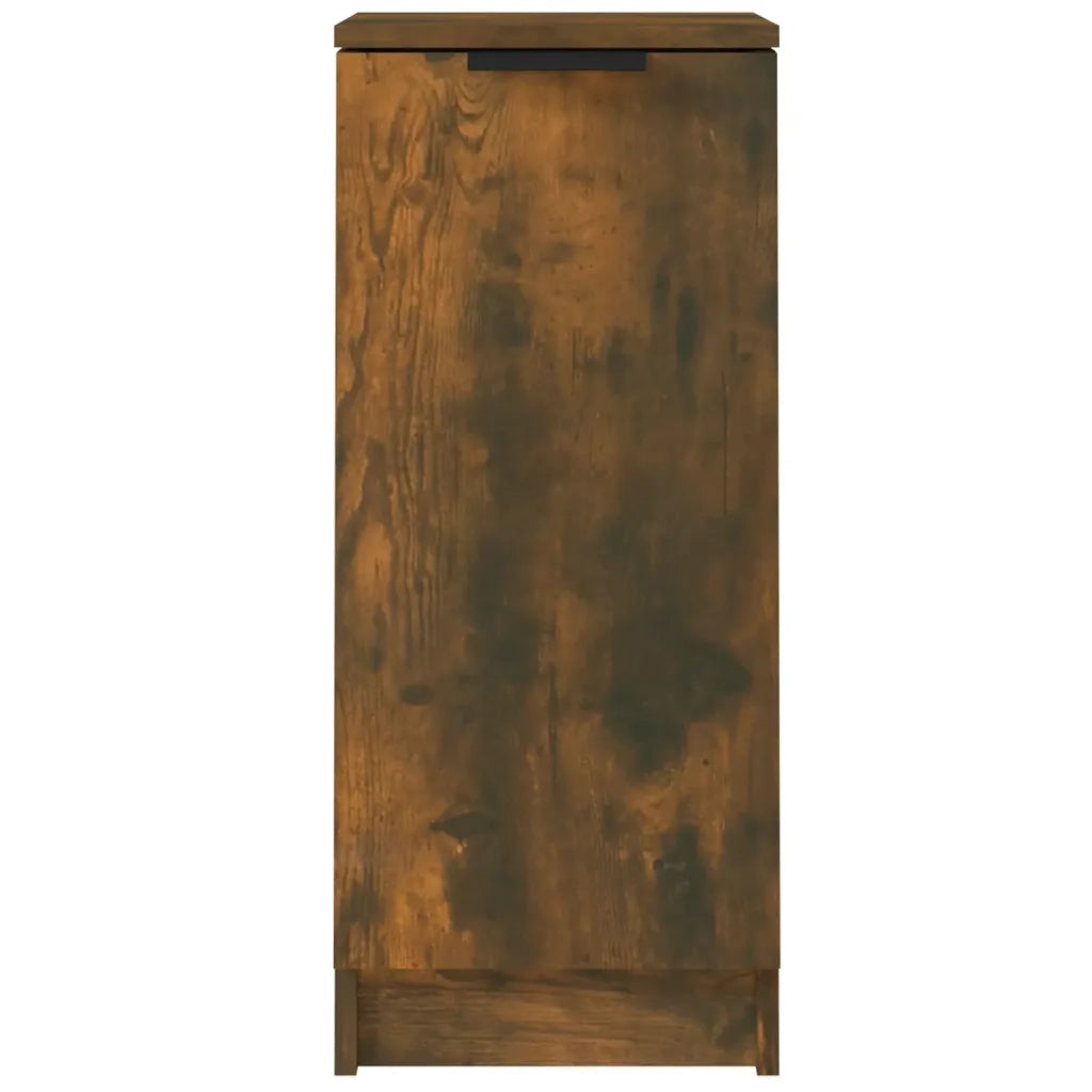 Credenze 2 pz Rovere Fumo 30x30x70 cm in Legno Multistrato 817007
