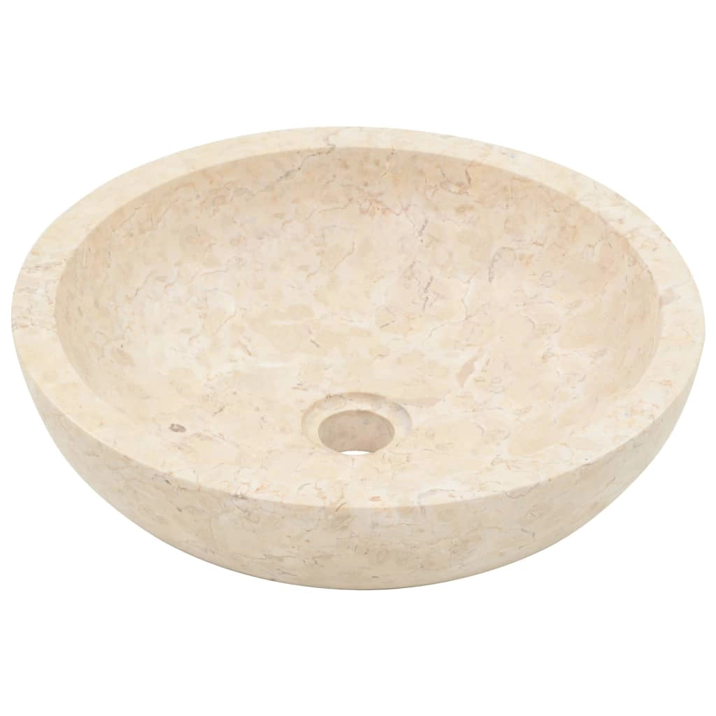 Lavabo in marmo crema da 40 cm 02_0002557