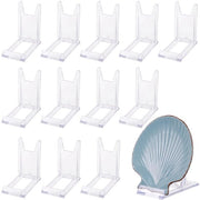 Supporto per Display 12 pezzi - Sostegno Adattabile - Acrylo - Piastra di Supporto Multifunzionale - Per Libri/Foto - Solido e Pratico - Supporto per Libri