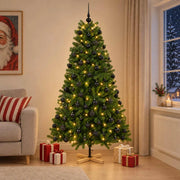 Albero di Natale artificiale con palline 180 cm 300 LED 3461412