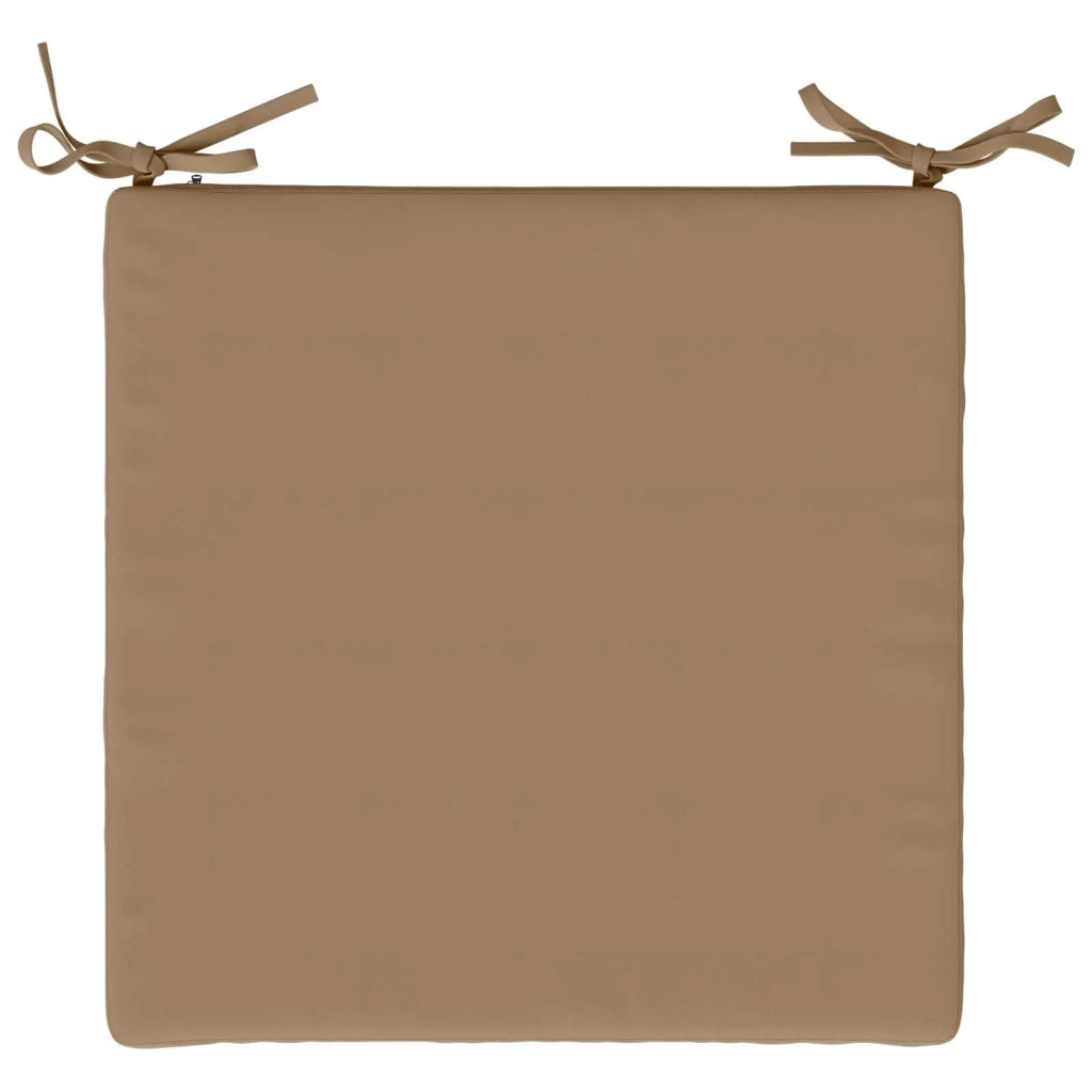 Cuscini per Sedia in 4 Pezzi SOEST 4 pz 100% Poliestere Tortora 944437