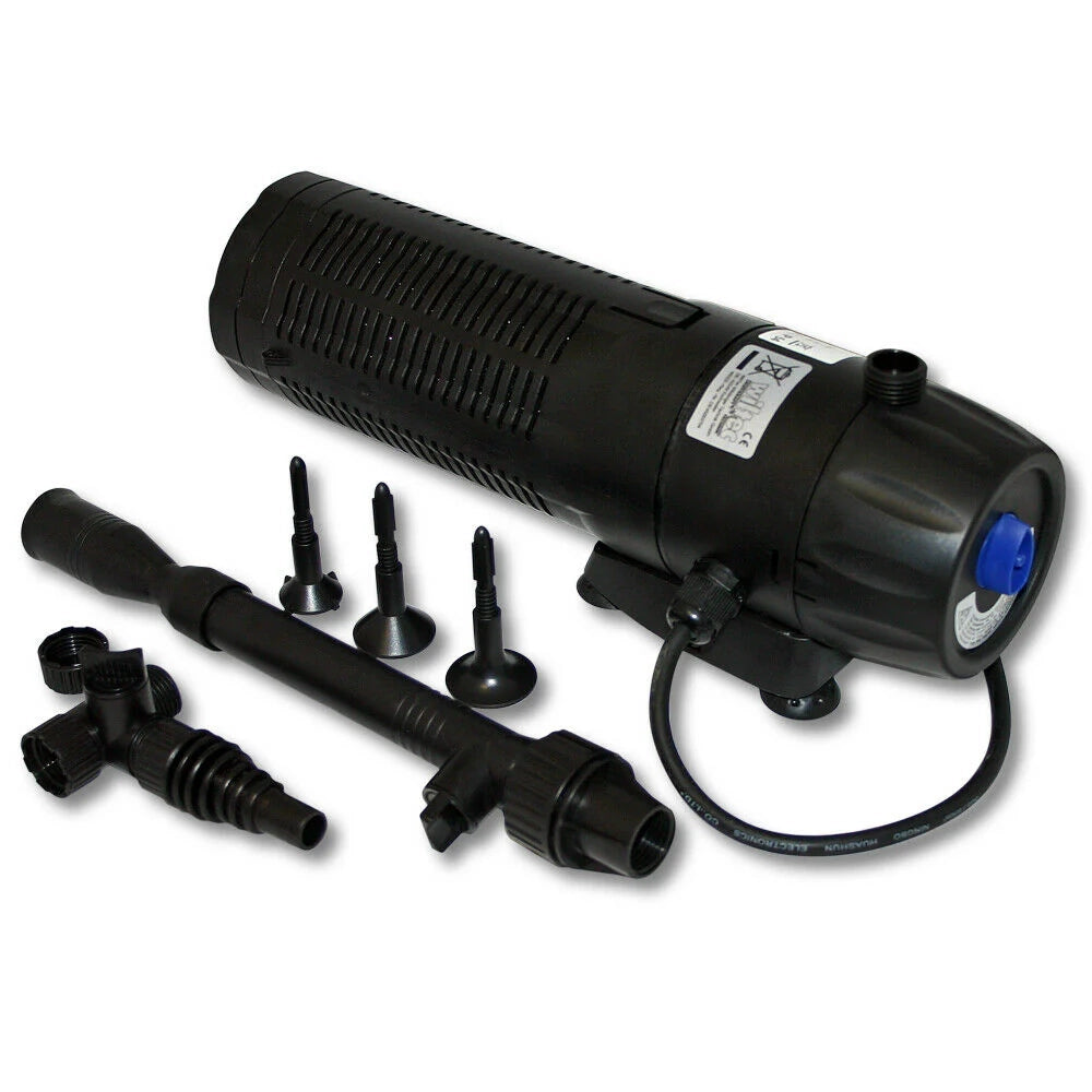Pompa per fontane per stagni e chiarificatori 1000 litri all'ora 24 watt 9 watt UVC 16_0002005
