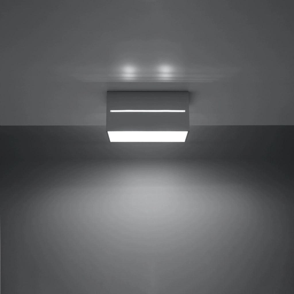 Faretto soffitto Pure Lume Lupino Maxi grigio 2xG9