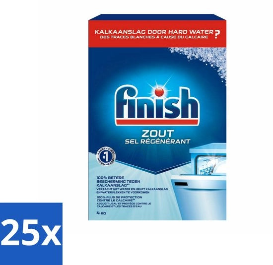 25 x Detersivo per Lavastoviglie 4 kg - Detersivo per Lavastoviglie - Rimozione Calcare - Protezione Lavastoviglie - Prevenzione Calcificazioni - Protezione Filtro Lavastoviglie