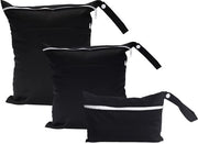 Zak acqua resistente 3 in 1 - doppia zip - grande capacità - adatto per viaggi, nuoto, fitness - 30 x 36 cm - sacchetto di stoccaggio