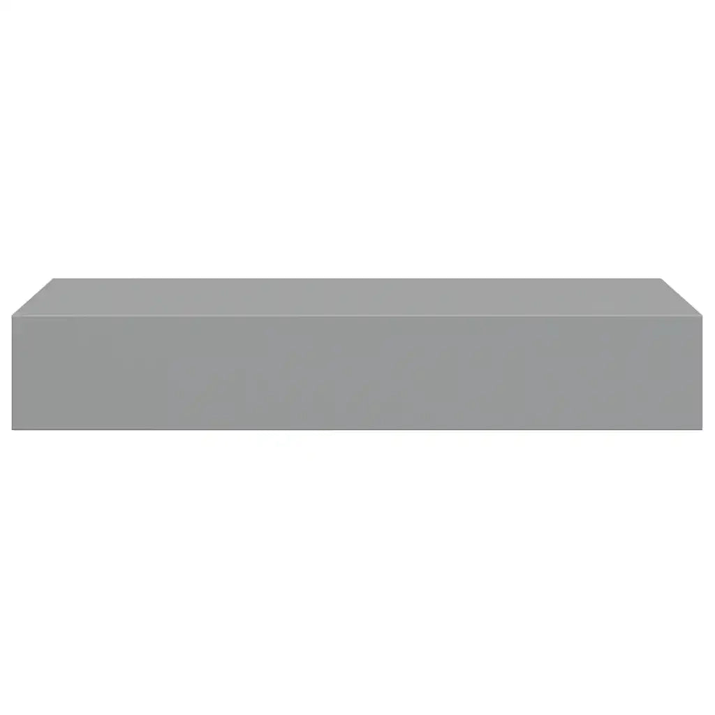 Scaffali con Cassetti da Parete 2 pz Grigio 60x23,5x10 cm MDF cod mxl 33461
