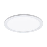 Plafoniera Moderna Sarsina-A Alluminio Bianco Luce Led Integrato 14W