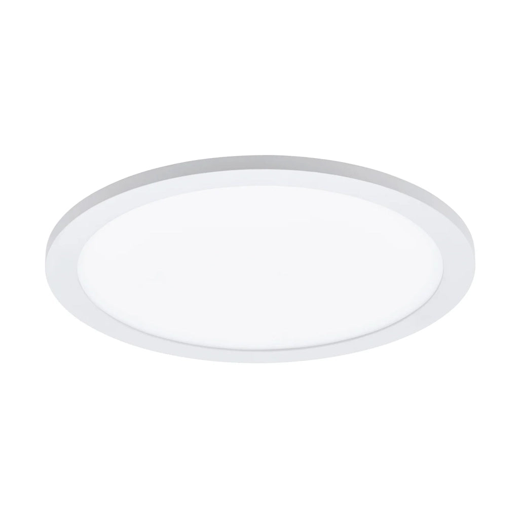 Plafoniera Moderna Sarsina-A Alluminio Bianco Luce Led Integrato 14W
