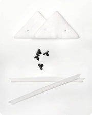 Pulitore di Vetro Magnetico a Doppia Faccia Ultra Forte per Esterni e Interni - Set di Pulizia per Finestre con Pennello e Manico Ergonomico per Applicazioni di Alta Altezza (Kit di Ricambio)