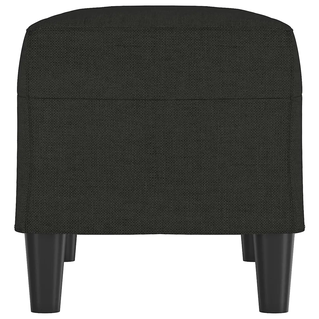 Panca Nero 70x35x41 cm in Tessuto