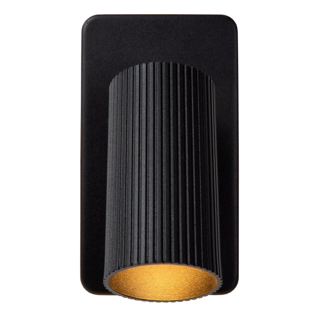 Applique spot CLUBS in alluminio nero 1xGU10 40W Lucide