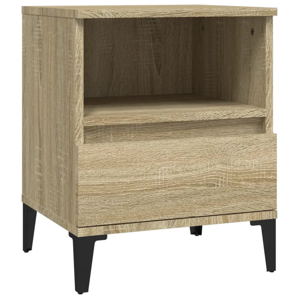 Comodino Rovere Sonoma 40x35x50 cm 821816