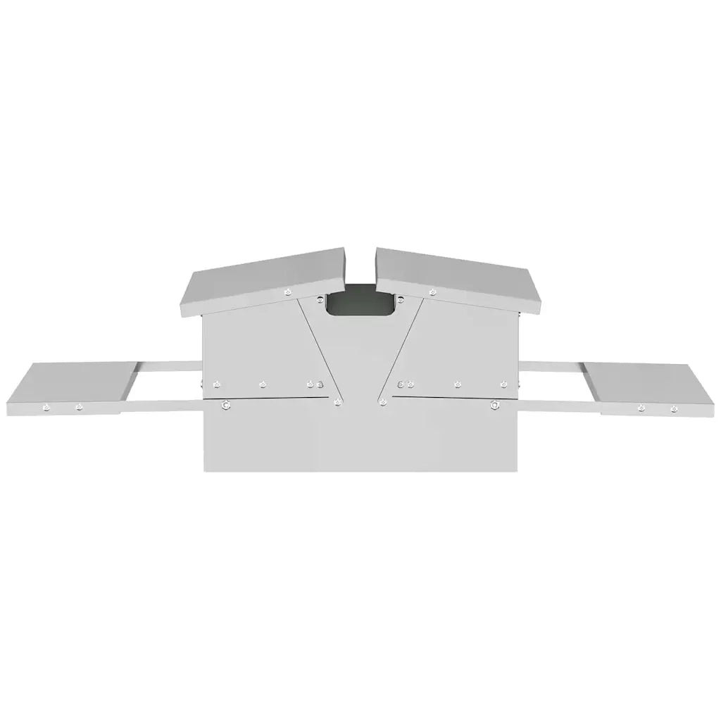 Mangiatore a Pedale per Pollo Argento 75 x 53 x 20,5 cm CFW5435113