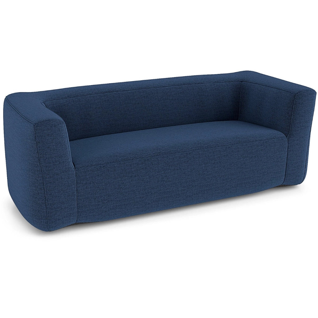 Divano gonfiabile matrimoniale 184 x 79 x 67 cm comfort ergonomico portatile atmosfera accogliente poliestere blu 20_0017193