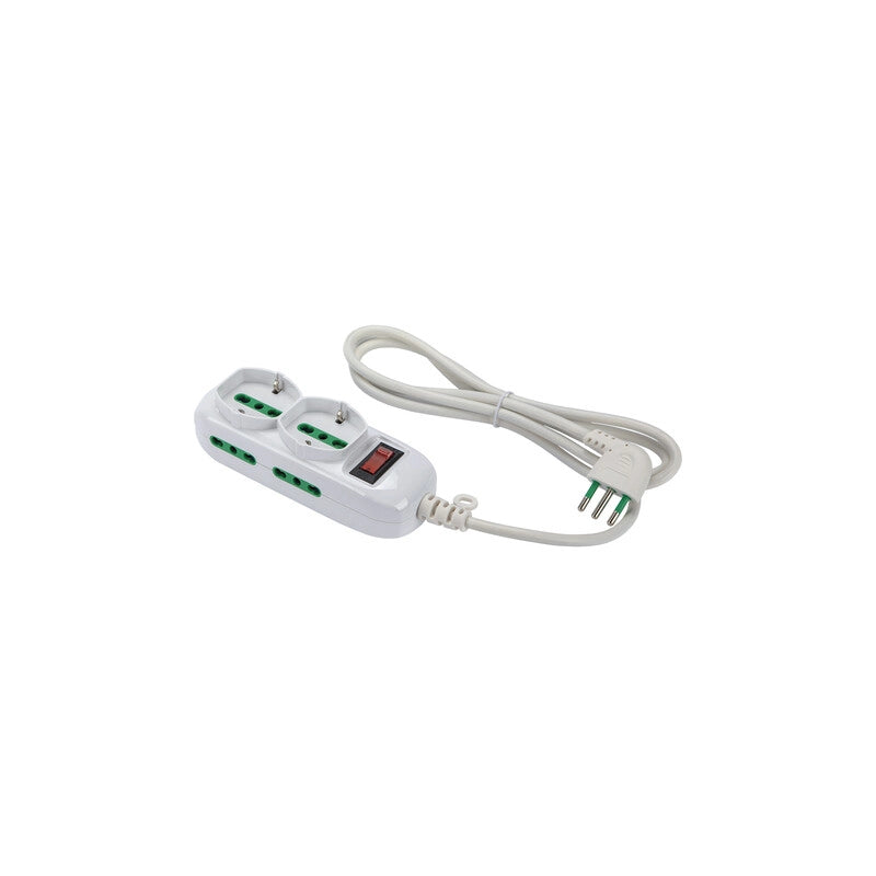 FME 474144 MULTIPRESA 4P BIP+2BIP/SCHUKO SPINA 10A