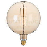 LAMPADINA LED FILAMENTO AMBRA G200 ATTACCO E27 8W 730LM 2500K 300° 200X257mm 15000h CRI80