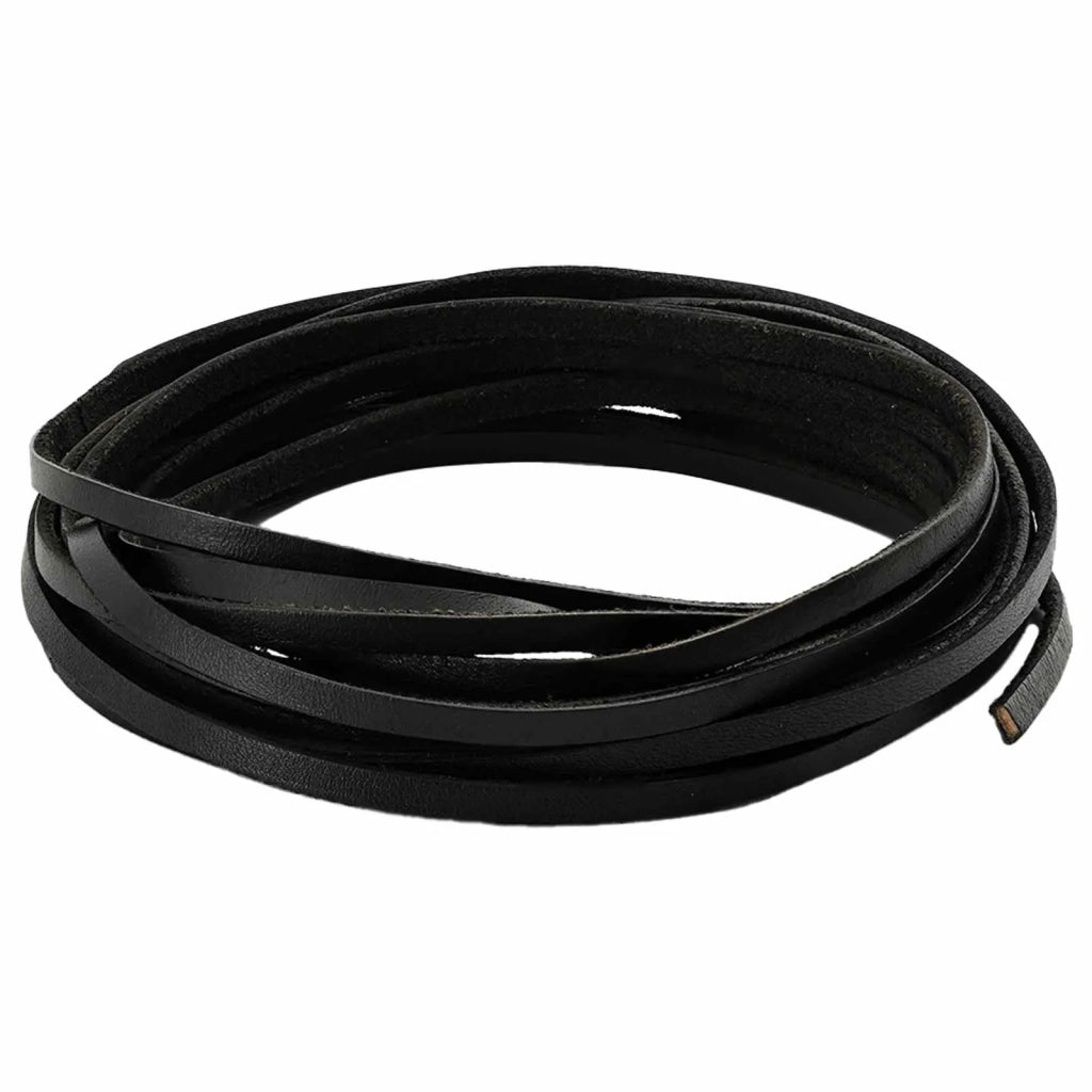 Cinturino in pelle Nero 200 x 0,4 cm Pelle 42034130