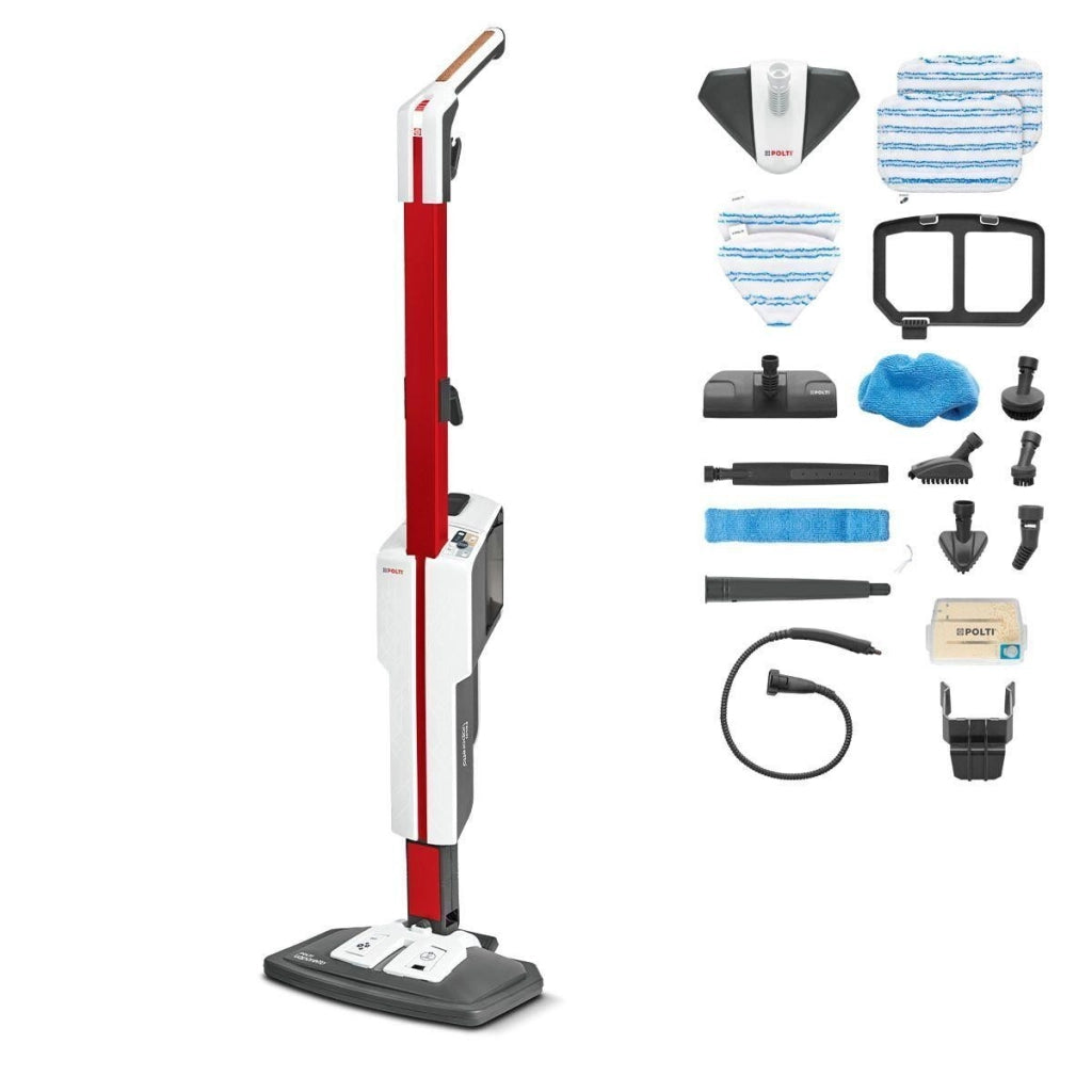 Polti SV650_Style Steam mop 0,5 L 1500 W Nero, Rosso, Bianco