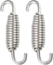 Sistema di Scarico Universale - 2 Pezzi - 55mm/2.17" - Acciaio Inossidabile - Duraturo - Rivestimento a Alta Temperatura - Veloce di Scarico