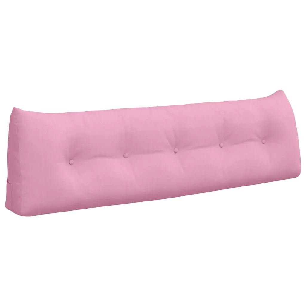Cuscino per Schiena Rosa 160 x 24 x 50 cm Tessuto 42014543