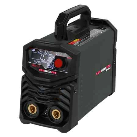 SALDATRICE AD ELETTRODO INVERTER 'RODMAKER 200'  Campo di regolazione 10-200 Amp - HELVI