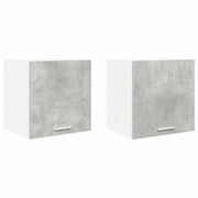 Armadio pensile | Mobile da Cucina 2 pz Grigio Cemento e Bianco 40 x 31 x 40 cm