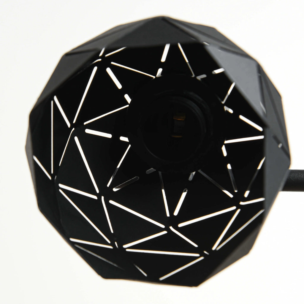 Faretto da parete Reus 3xE14 nero in metallo Light Prestige